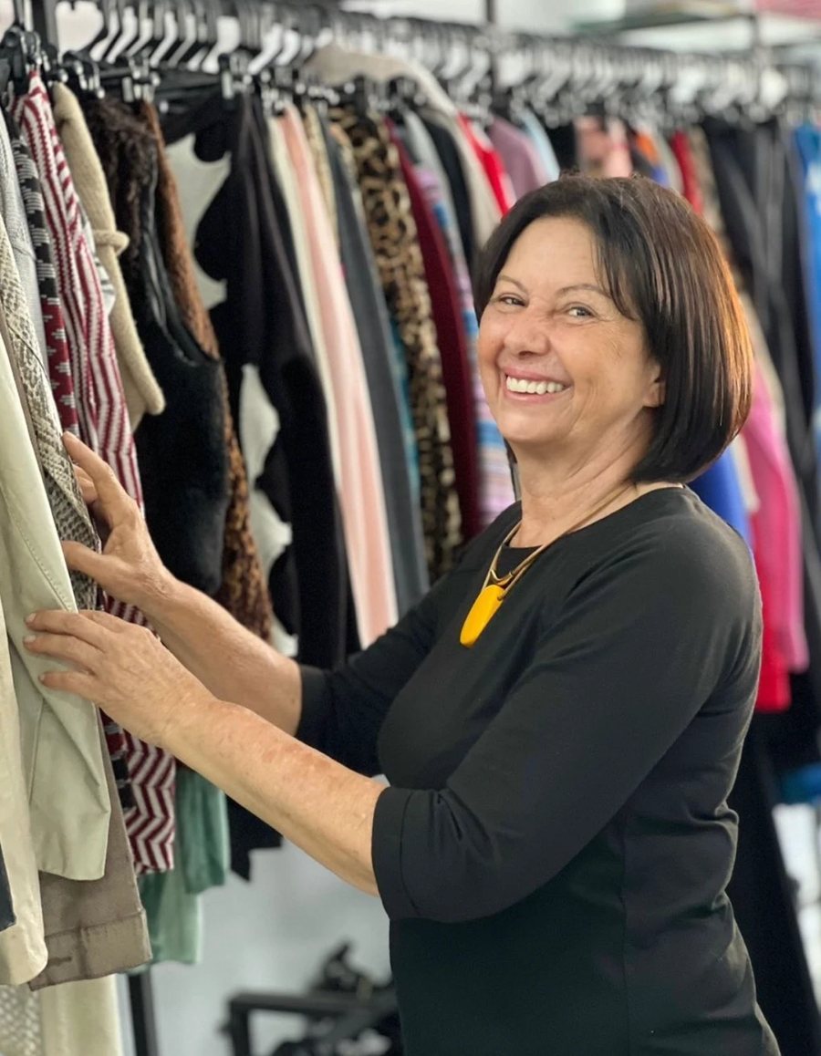 Luzamar Fernandes de Alencastro, proprietária do Brechó Lu Fashion